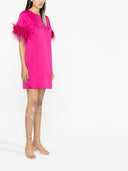 Mini abito piumato di paroscia