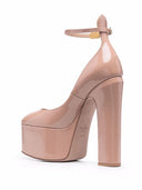 Valentino Garavani Tan Go Patent Leather Pumps
