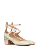 Valentino Garavani Tan Go Leather Pumps