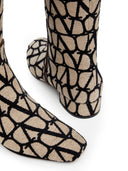 Valentino Garavani V Logo Type Toile Iconographe Boots