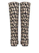 Valentino Garavani V Logo Type Toile Iconographe Boots