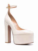 Valentino Garavani Tan Go Patent Leather Pumps