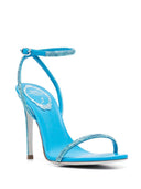 Rene' Caovilla Ellabrita Crystal Embellished Heel Sandals