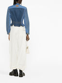 Marine Serre denim jas