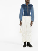 Marine Serre denim jas