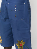 Sky High Farm Workwear Embroidered Denim Shorts