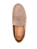 Mocasines de cuero de gamuza de gommino de Tod's Gommino