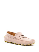 Mocasines de cuero de gamuza de gommino de Tod's Gommino