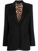 Dolce & Gabbana Wool Single Breasted Blazer Jacket