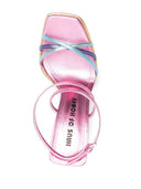 Haus Of Honey Wannabe Mirror Leather Sandals