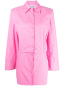 La robe courte en coton Attico Margot