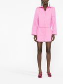 The Attico Margot Cotton Short Dress