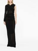Saint Laurent Long One Shoulder Dress
