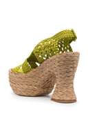 Paloma Barcelò Crochet Slingback Sandals