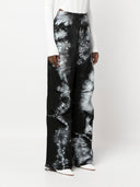 Darkpark Tie Dye Print Military Trousers