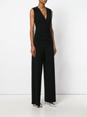 Norma Kamali V Neck Jumpsuit