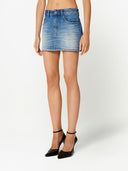 Ami Paris Denim Mini Skirt
