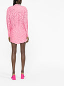 The Attico Silvye Cotton Short Dress