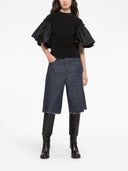 Az Factory With Lutz Huelle Wide Sleeve Jersey Top
