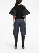 Az Factory With Lutz Huelle Wide Sleeve Jersey Top