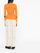 Ganni Cut Out Crewneck Sweater