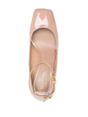 Valentino Garavani Tan Go Leather Pumps
