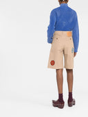 Moncler -Kapsel gepatcher Baumwollshorts