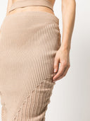 Andrea Adamo tagliata a coste Midi Gonna