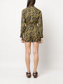 Mmk Viscose Silk Short Dress