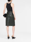 Bottega Veneta Leather Skirt