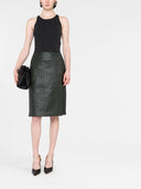 Bottega Veneta Leather Skirt
