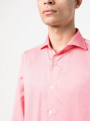 Finamore 1925 Napoli Linen Blend Regular Fit Shirt