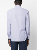 Finamore 1925 Napoli Regular Fit Striped Cotton Shirt