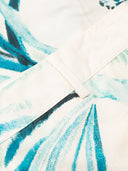 F.R.S . Wide Leg Printed Cotton Trousers