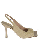 Bottega Veneta Padded Leather Slingback Sandals