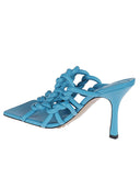 Bottega Veneta Stretch Leather Heel Sandals