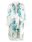F.R.S . Printed Cotton Shirt Dress