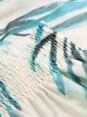 FR.S . Pantaloncini di cotone con corse stampate