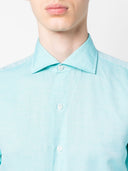 Finamore 1925 Napoli Linen Blend Regular Fit Shirt