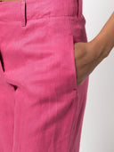 S Max Mara Wide Leg Linen Trousers