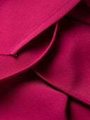 Rick Owens lange eine schulter drapierte Seidenmischkleid