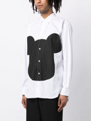 Comme des Garconsディズニープリントコットンシャツ