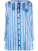 Etro Striped Cotton Mini Dress