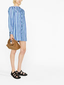 Etro Striped Cotton Mini Dress