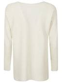 Liviana Conti Ribbed Viscose Sweater