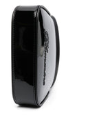 Skórzana torebka z logo Blumarine Logo