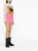 Palm Angels Cotton Mini Skirt