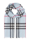 Burberry Check Motif Wool Blend Scalf