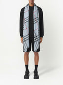 Burberry Check Motif Wool Blend Scalf