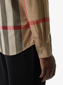 Burberry Check Motif Cotton Shirt
